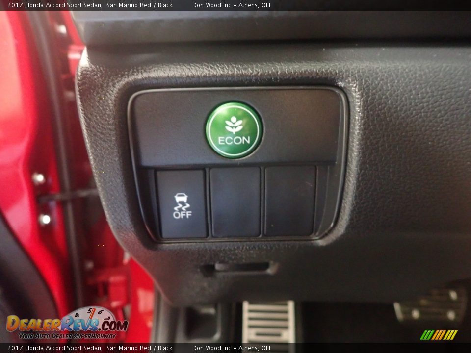 2017 Honda Accord Sport Sedan San Marino Red / Black Photo #31