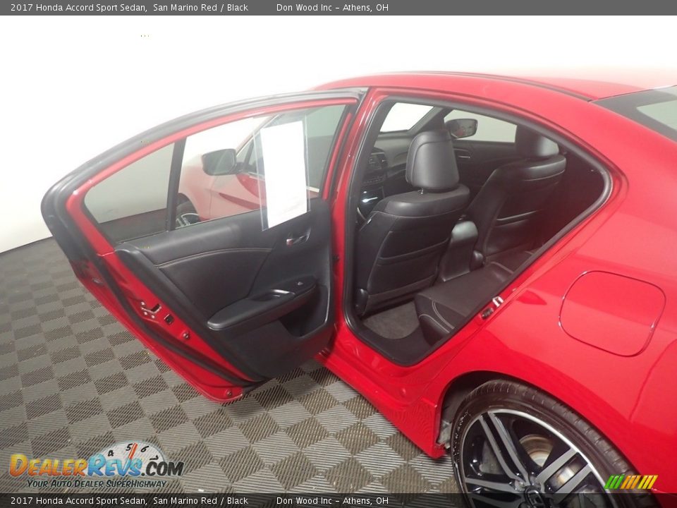 2017 Honda Accord Sport Sedan San Marino Red / Black Photo #34