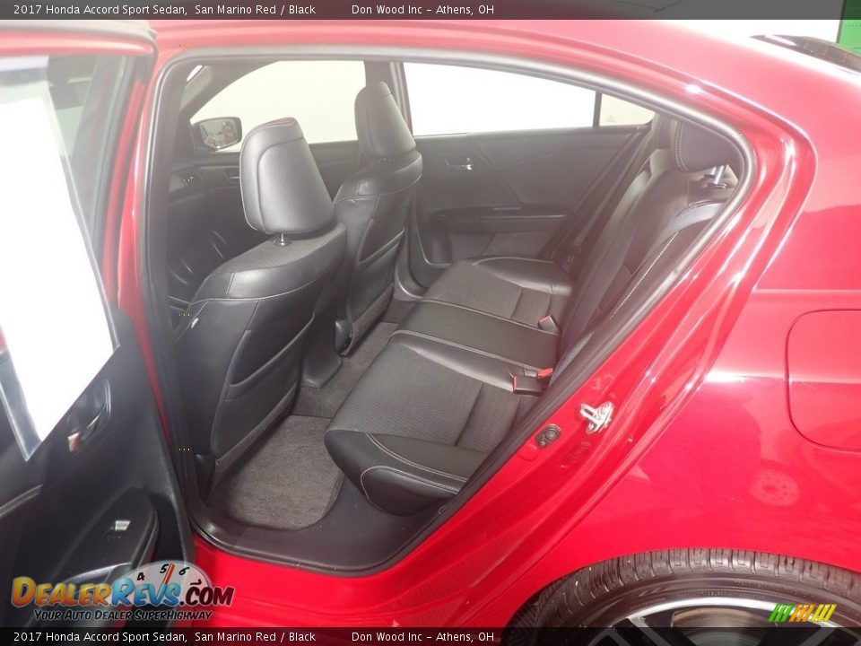 2017 Honda Accord Sport Sedan San Marino Red / Black Photo #35