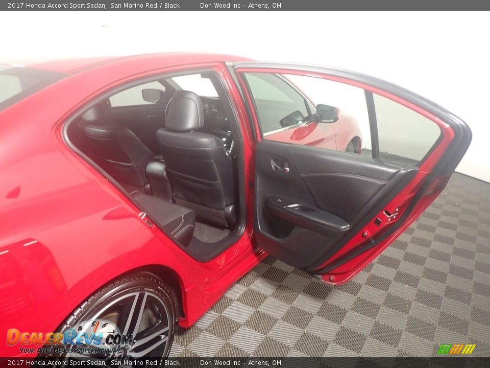 2017 Honda Accord Sport Sedan San Marino Red / Black Photo #36