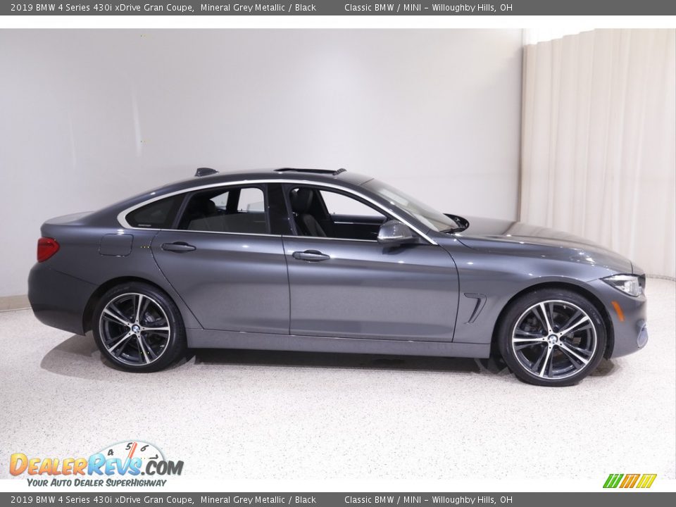 2019 BMW 4 Series 430i xDrive Gran Coupe Mineral Grey Metallic / Black Photo #1