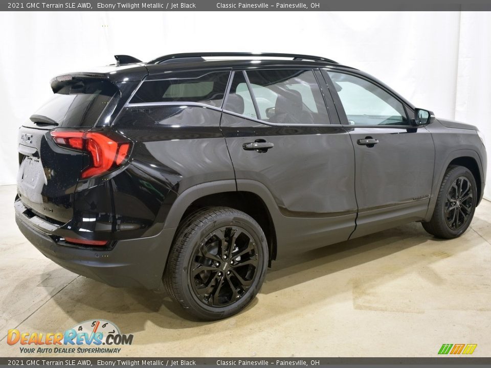 2021 GMC Terrain SLE AWD Ebony Twilight Metallic / Jet Black Photo #2