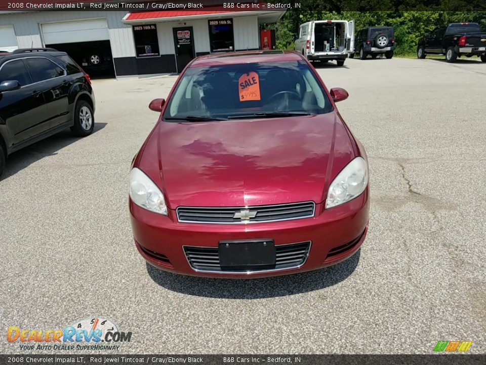 2008 Chevrolet Impala LT Red Jewel Tintcoat / Gray/Ebony Black Photo #2