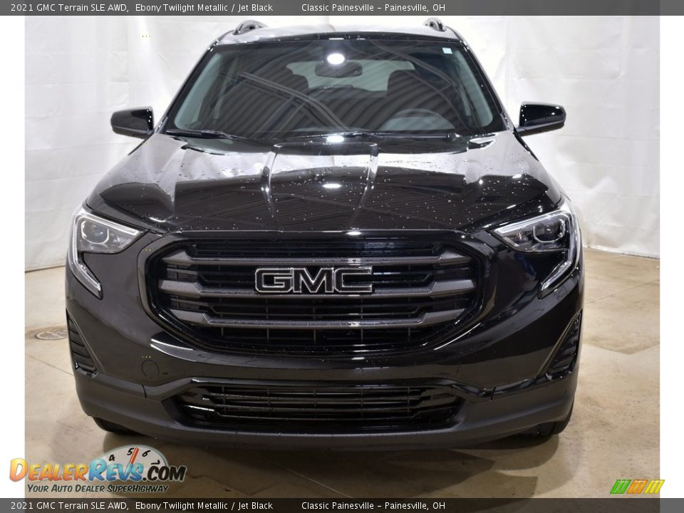 2021 GMC Terrain SLE AWD Ebony Twilight Metallic / Jet Black Photo #4