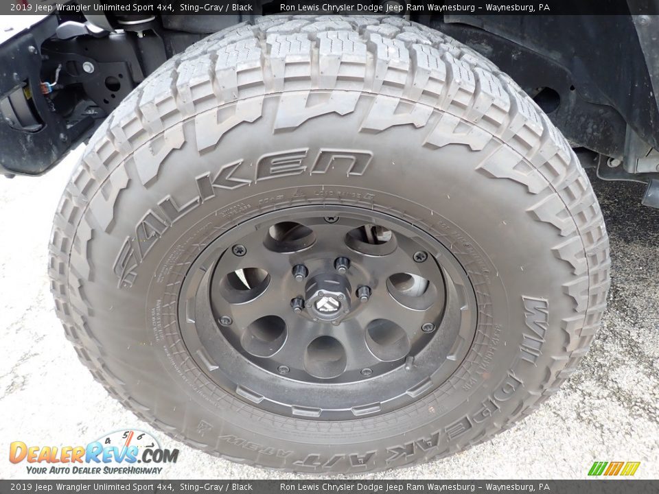 2019 Jeep Wrangler Unlimited Sport 4x4 Sting-Gray / Black Photo #4