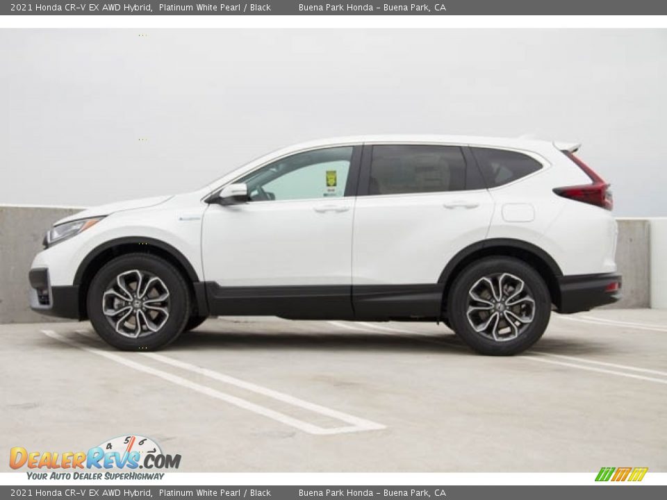 2021 Honda CR-V EX AWD Hybrid Platinum White Pearl / Black Photo #4