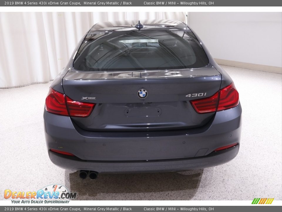 2019 BMW 4 Series 430i xDrive Gran Coupe Mineral Grey Metallic / Black Photo #16