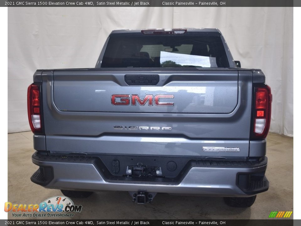 2021 GMC Sierra 1500 Elevation Crew Cab 4WD Satin Steel Metallic / Jet Black Photo #3