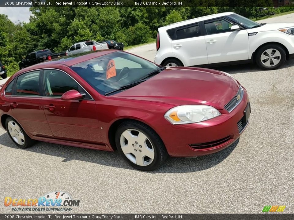 2008 Chevrolet Impala LT Red Jewel Tintcoat / Gray/Ebony Black Photo #15