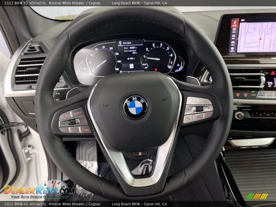 2022 BMW X3 xDrive30i Steering Wheel Photo #14