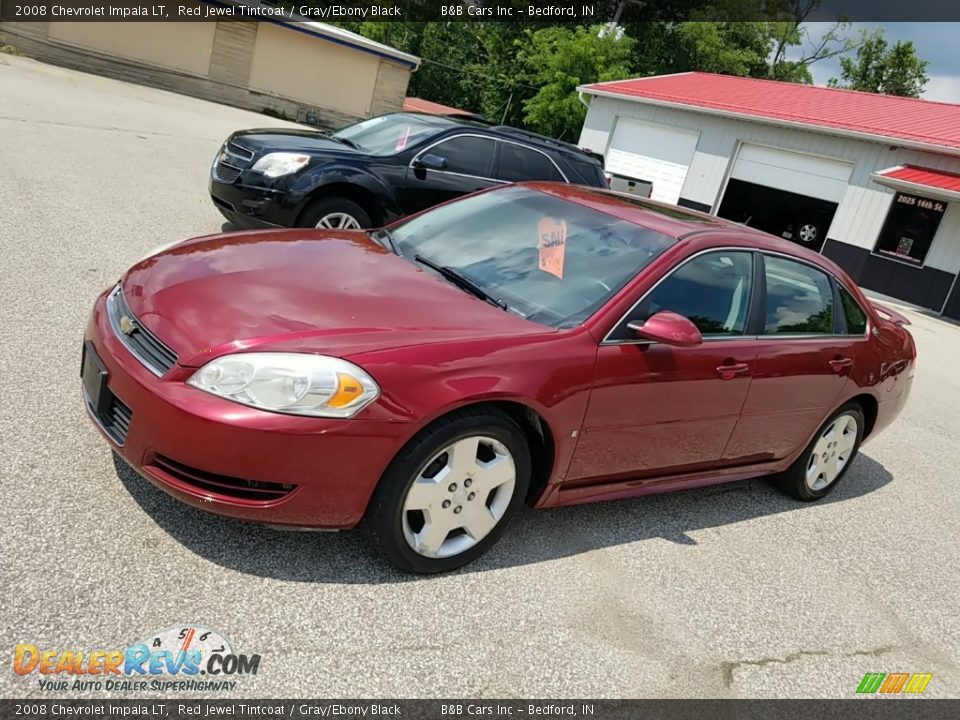 2008 Chevrolet Impala LT Red Jewel Tintcoat / Gray/Ebony Black Photo #16