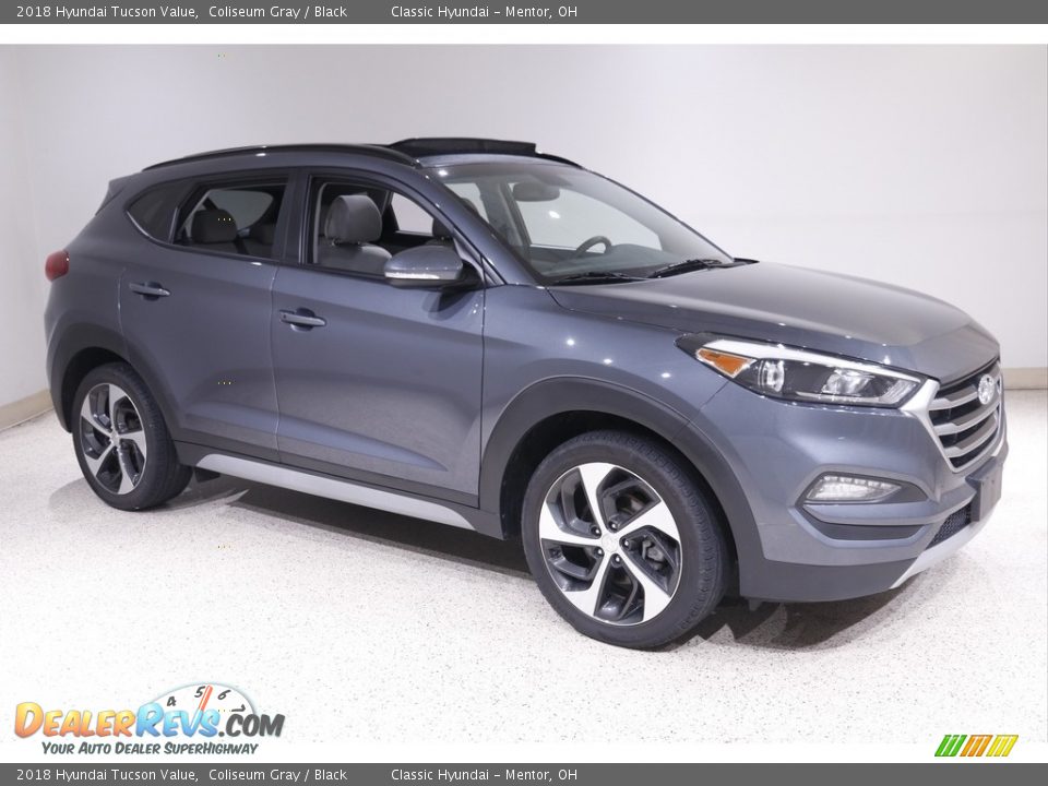 2018 Hyundai Tucson Value Coliseum Gray / Black Photo #1