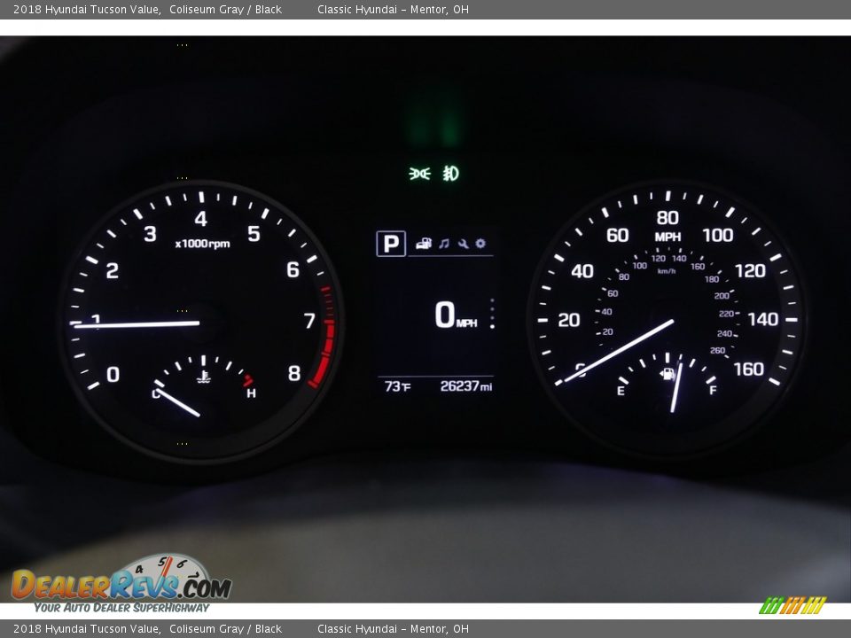 2018 Hyundai Tucson Value Coliseum Gray / Black Photo #8