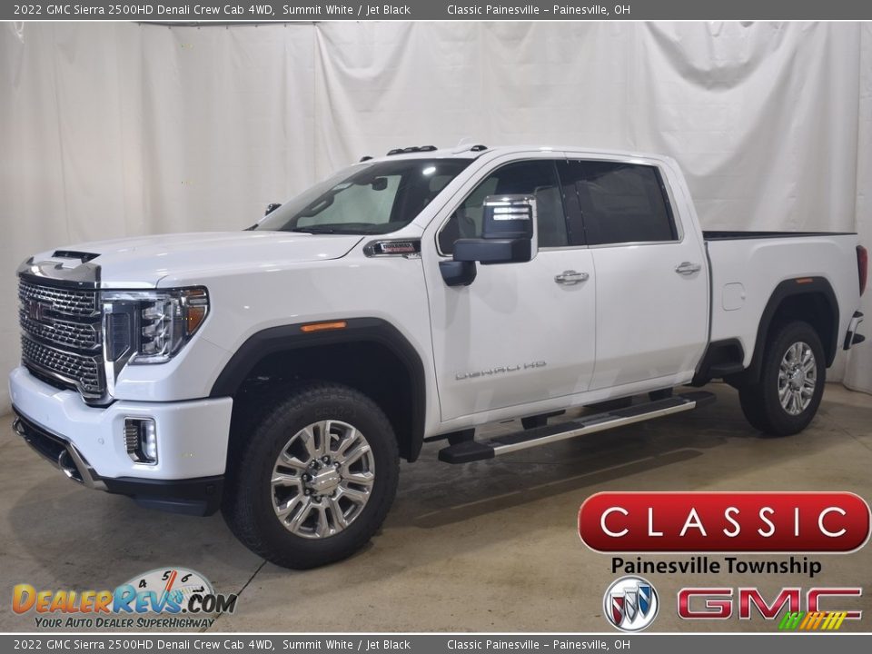 2022 GMC Sierra 2500HD Denali Crew Cab 4WD Summit White / Jet Black Photo #1