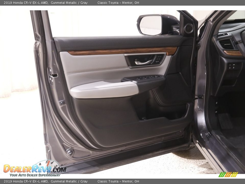 2019 Honda CR-V EX-L AWD Gunmetal Metallic / Gray Photo #4
