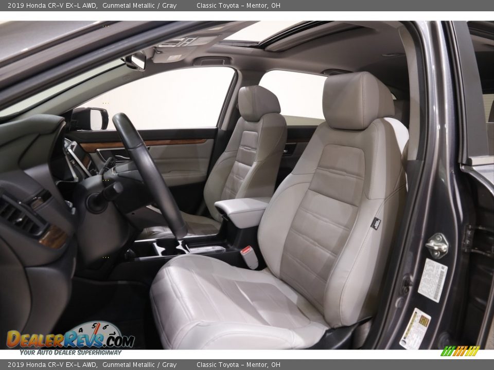 2019 Honda CR-V EX-L AWD Gunmetal Metallic / Gray Photo #5