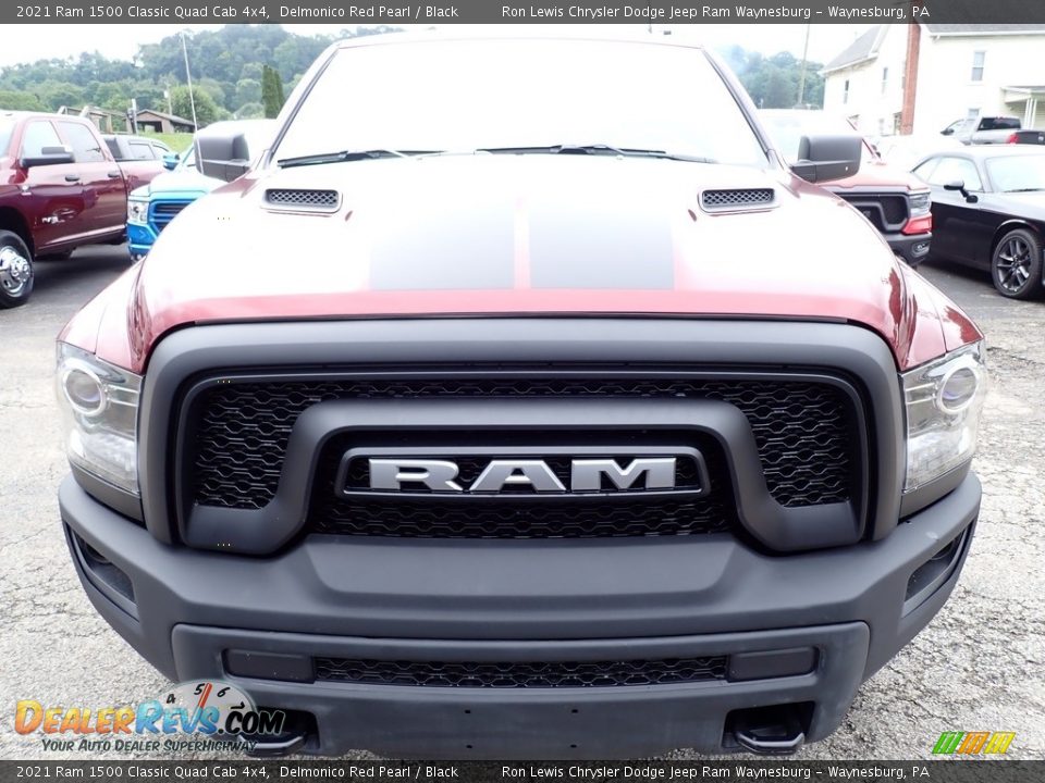 2021 Ram 1500 Classic Quad Cab 4x4 Delmonico Red Pearl / Black Photo #8