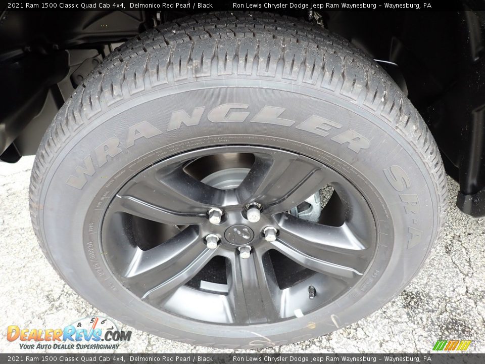 2021 Ram 1500 Classic Quad Cab 4x4 Delmonico Red Pearl / Black Photo #9
