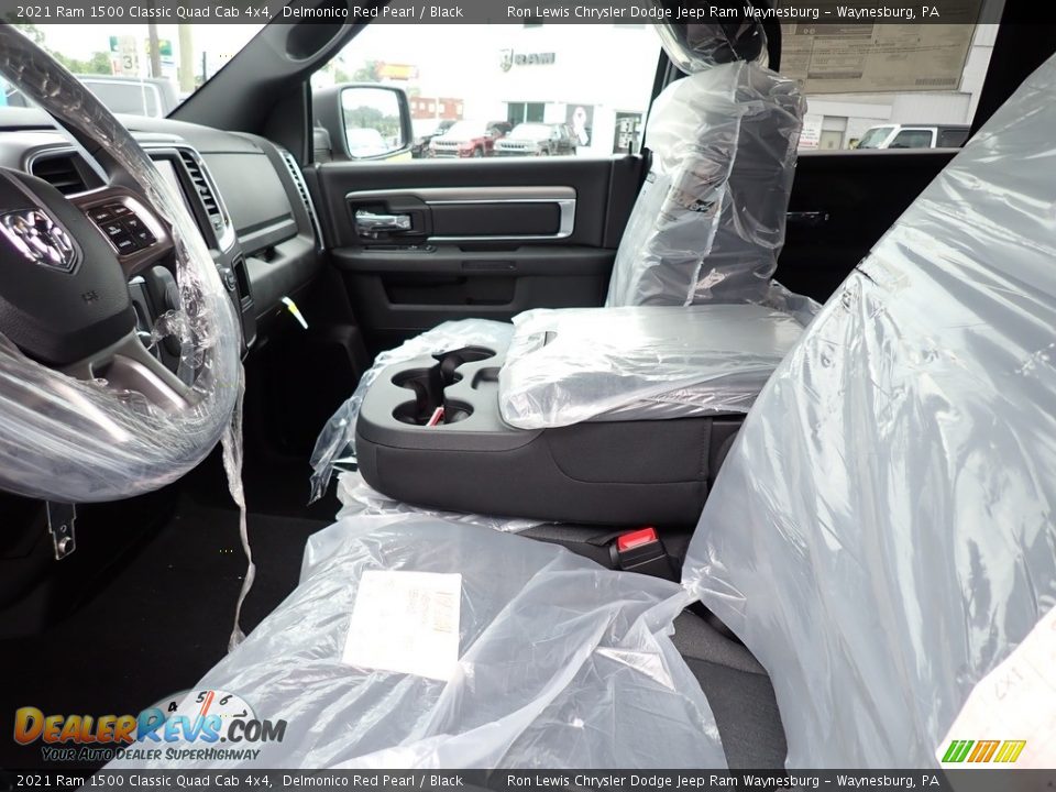 2021 Ram 1500 Classic Quad Cab 4x4 Delmonico Red Pearl / Black Photo #10