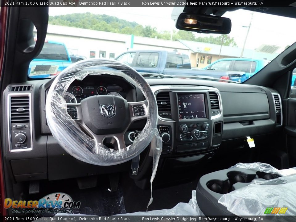 2021 Ram 1500 Classic Quad Cab 4x4 Delmonico Red Pearl / Black Photo #12