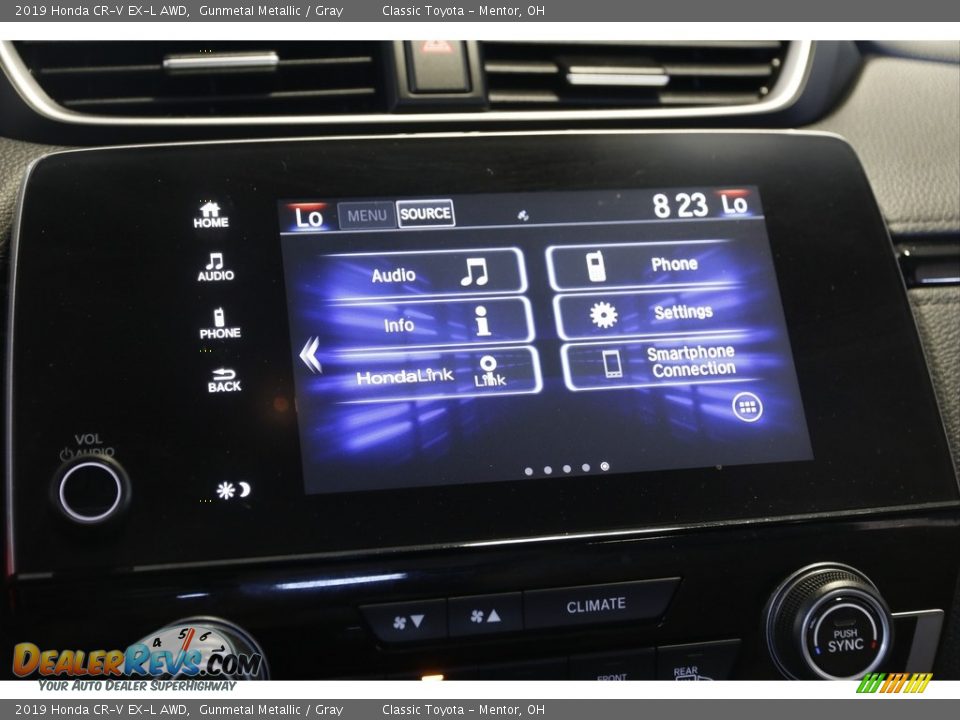 2019 Honda CR-V EX-L AWD Gunmetal Metallic / Gray Photo #10
