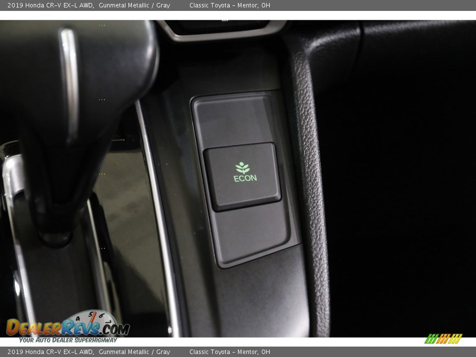 2019 Honda CR-V EX-L AWD Gunmetal Metallic / Gray Photo #13
