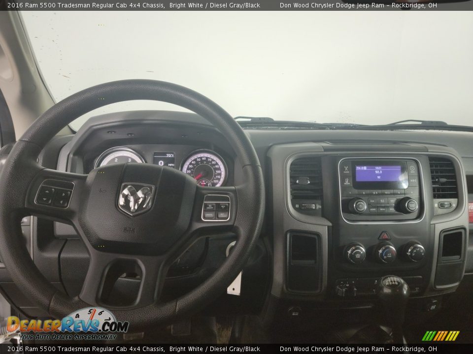 Dashboard of 2016 Ram 5500 Tradesman Regular Cab 4x4 Chassis Photo #18