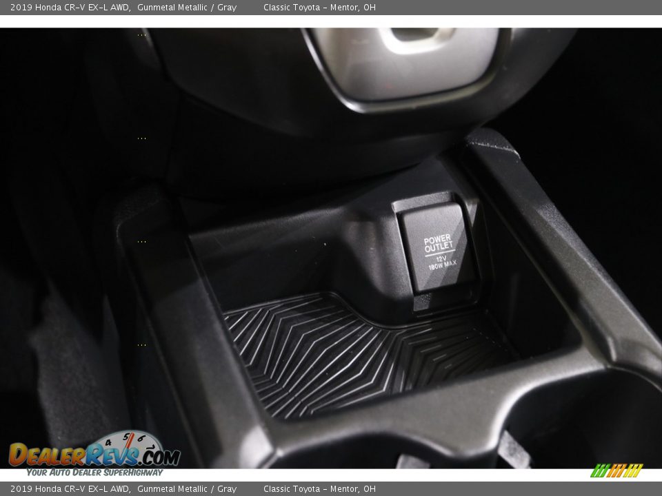 2019 Honda CR-V EX-L AWD Gunmetal Metallic / Gray Photo #15