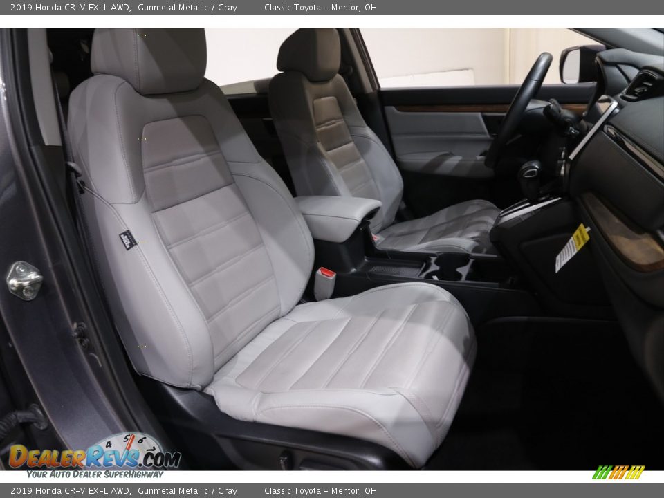 2019 Honda CR-V EX-L AWD Gunmetal Metallic / Gray Photo #16