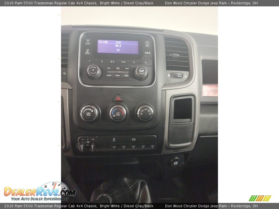 Controls of 2016 Ram 5500 Tradesman Regular Cab 4x4 Chassis Photo #21