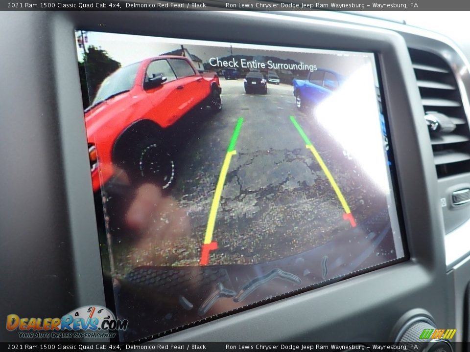 2021 Ram 1500 Classic Quad Cab 4x4 Delmonico Red Pearl / Black Photo #19