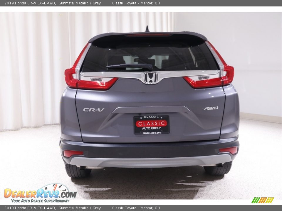 2019 Honda CR-V EX-L AWD Gunmetal Metallic / Gray Photo #19