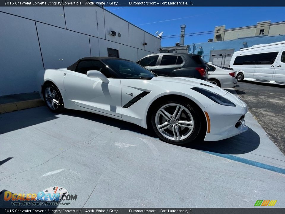 Arctic White 2016 Chevrolet Corvette Stingray Convertible Photo #17