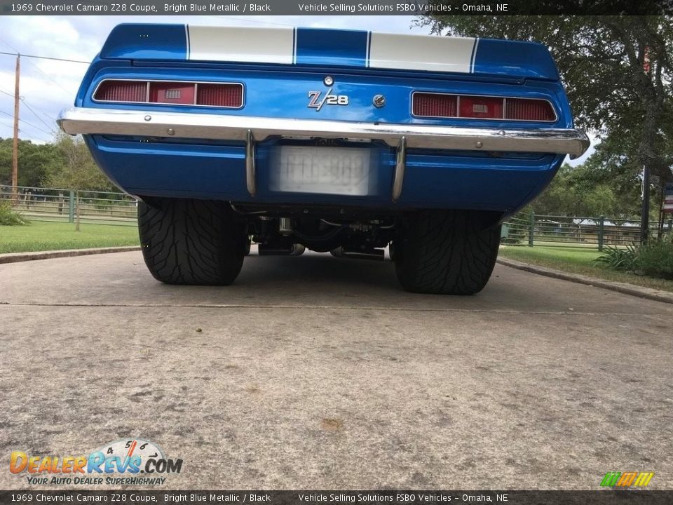 1969 Chevrolet Camaro Z28 Coupe Bright Blue Metallic / Black Photo #4