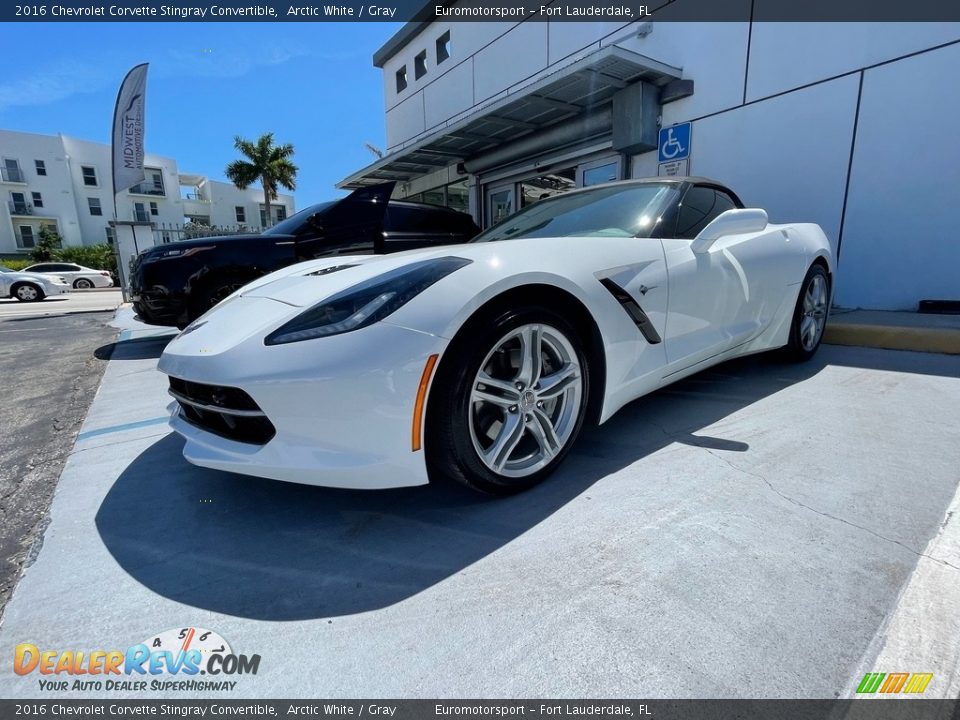 Arctic White 2016 Chevrolet Corvette Stingray Convertible Photo #26