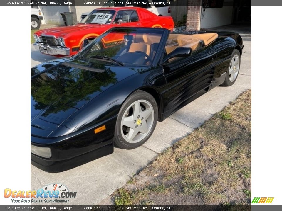 1994 Ferrari 348 Spider Black / Beige Photo #6