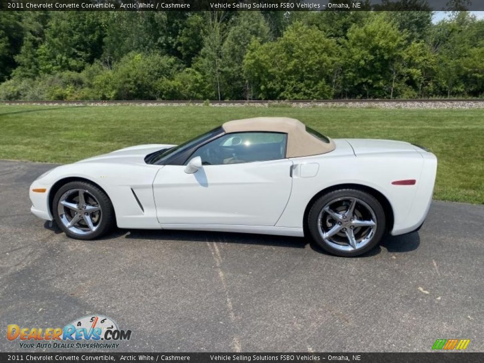 2011 Chevrolet Corvette Convertible Arctic White / Cashmere Photo #1