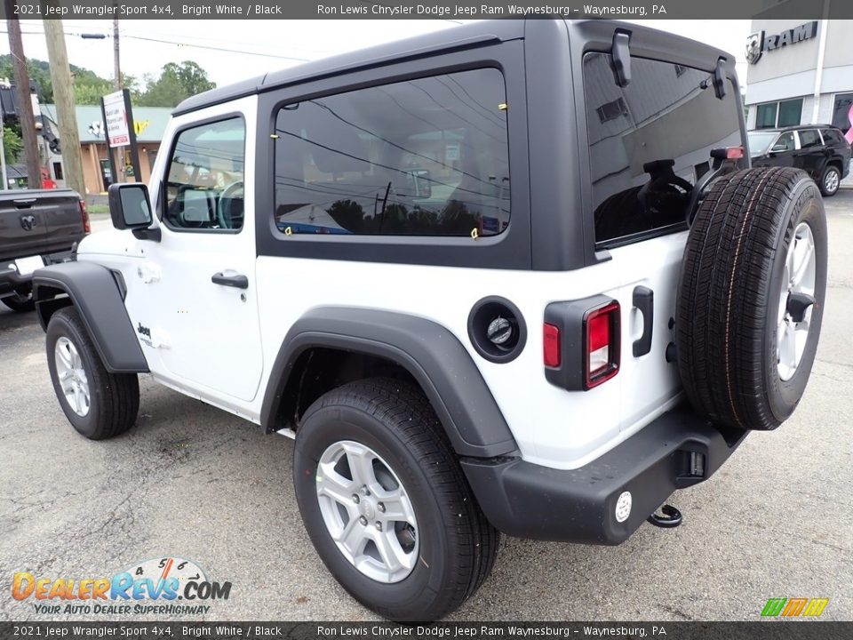 2021 Jeep Wrangler Sport 4x4 Bright White / Black Photo #3