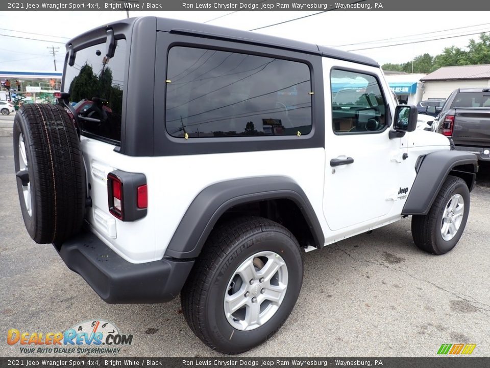 2021 Jeep Wrangler Sport 4x4 Bright White / Black Photo #6