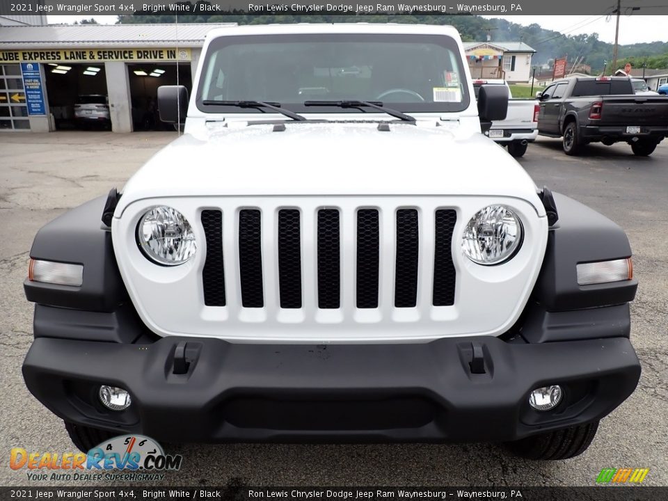 2021 Jeep Wrangler Sport 4x4 Bright White / Black Photo #9