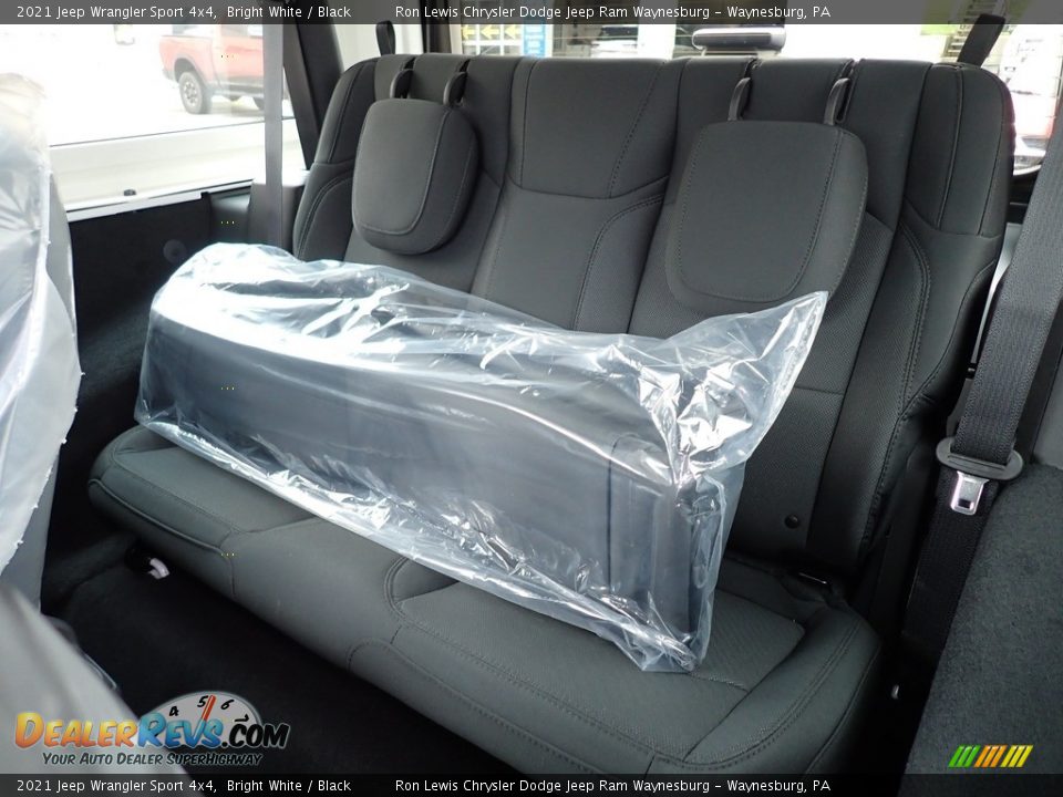 Rear Seat of 2021 Jeep Wrangler Sport 4x4 Photo #12