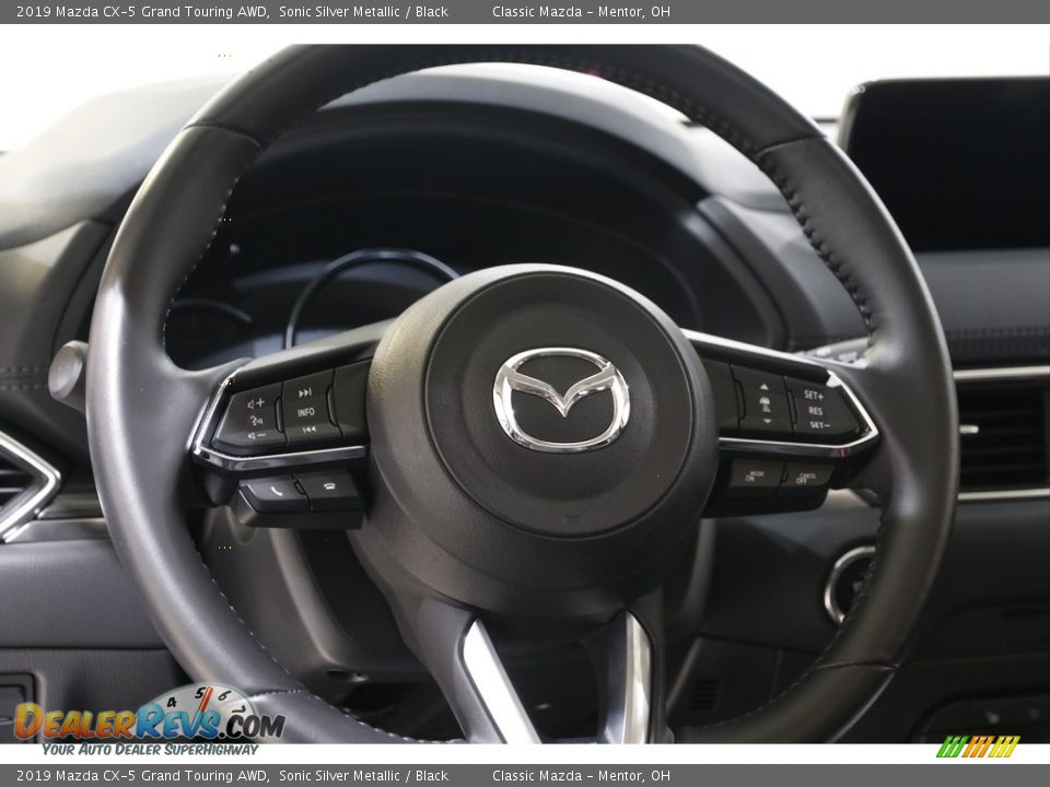 2019 Mazda CX-5 Grand Touring AWD Sonic Silver Metallic / Black Photo #7