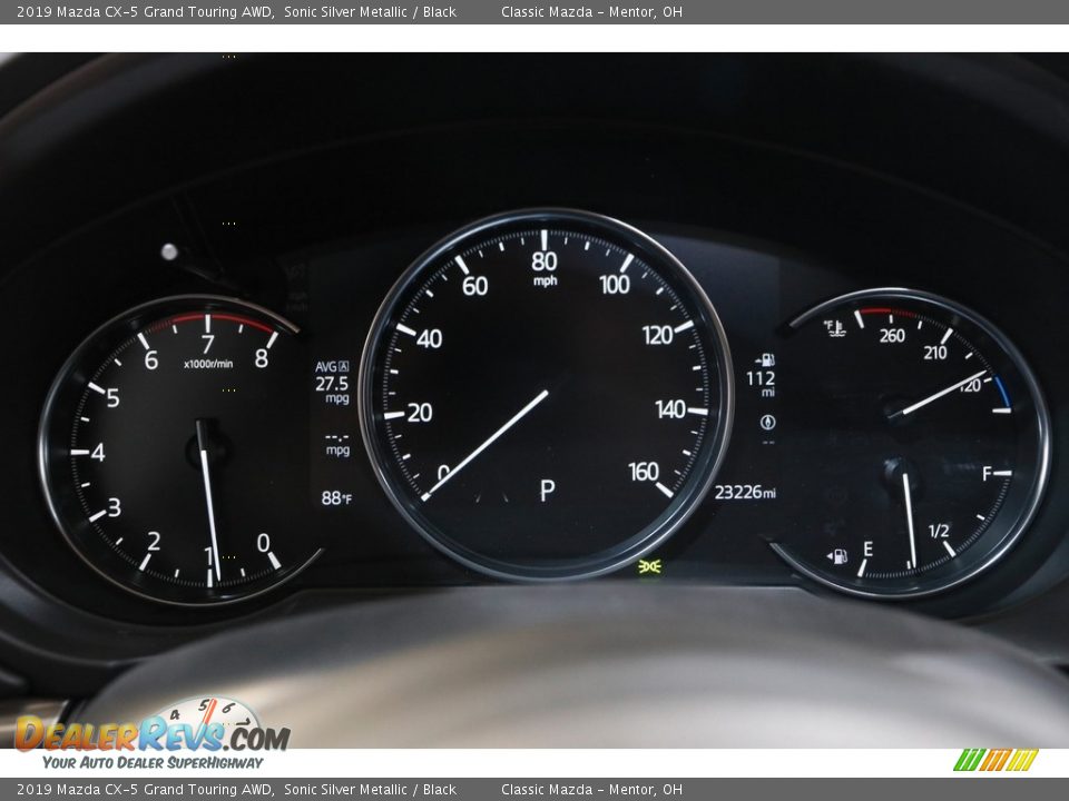 2019 Mazda CX-5 Grand Touring AWD Sonic Silver Metallic / Black Photo #8