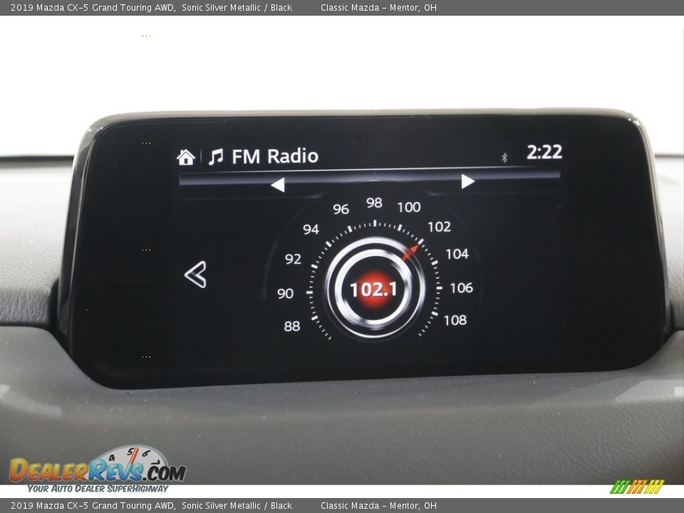 2019 Mazda CX-5 Grand Touring AWD Sonic Silver Metallic / Black Photo #10