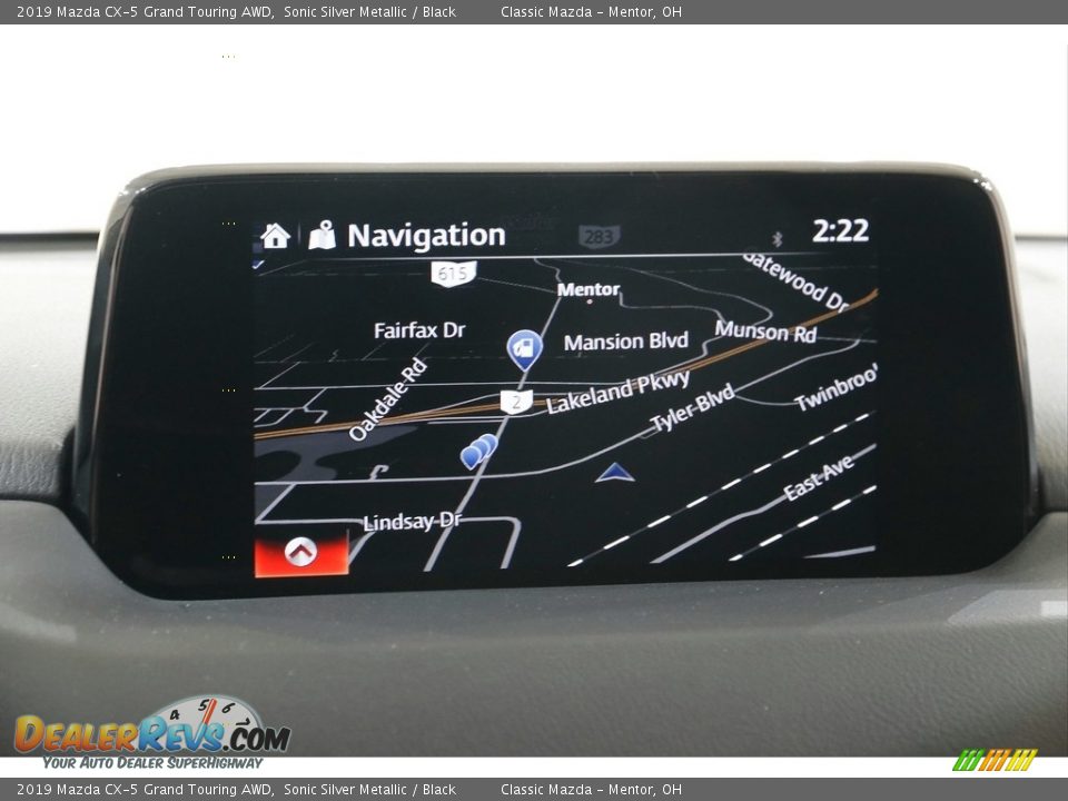 2019 Mazda CX-5 Grand Touring AWD Sonic Silver Metallic / Black Photo #12