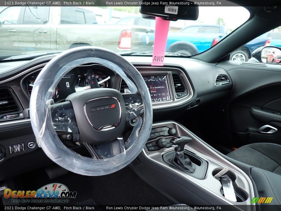 2021 Dodge Challenger GT AWD Pitch Black / Black Photo #13