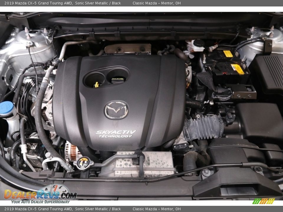 2019 Mazda CX-5 Grand Touring AWD Sonic Silver Metallic / Black Photo #19