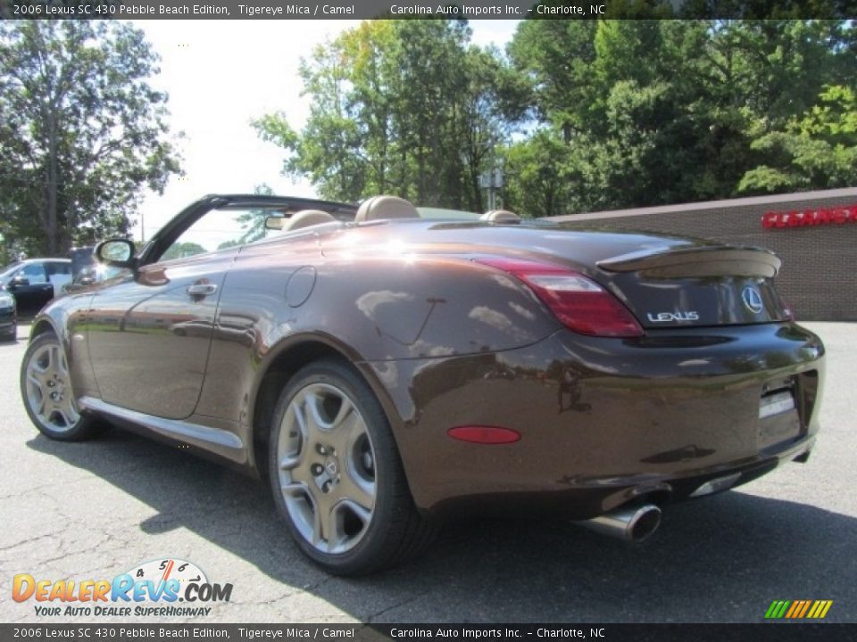 2006 Lexus SC 430 Pebble Beach Edition Tigereye Mica / Camel Photo #8