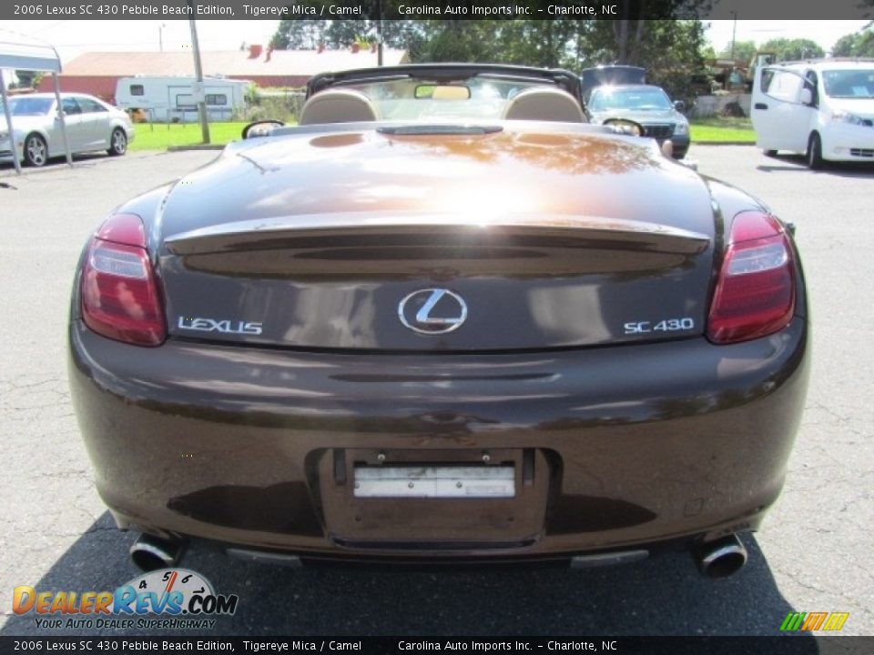 2006 Lexus SC 430 Pebble Beach Edition Tigereye Mica / Camel Photo #9