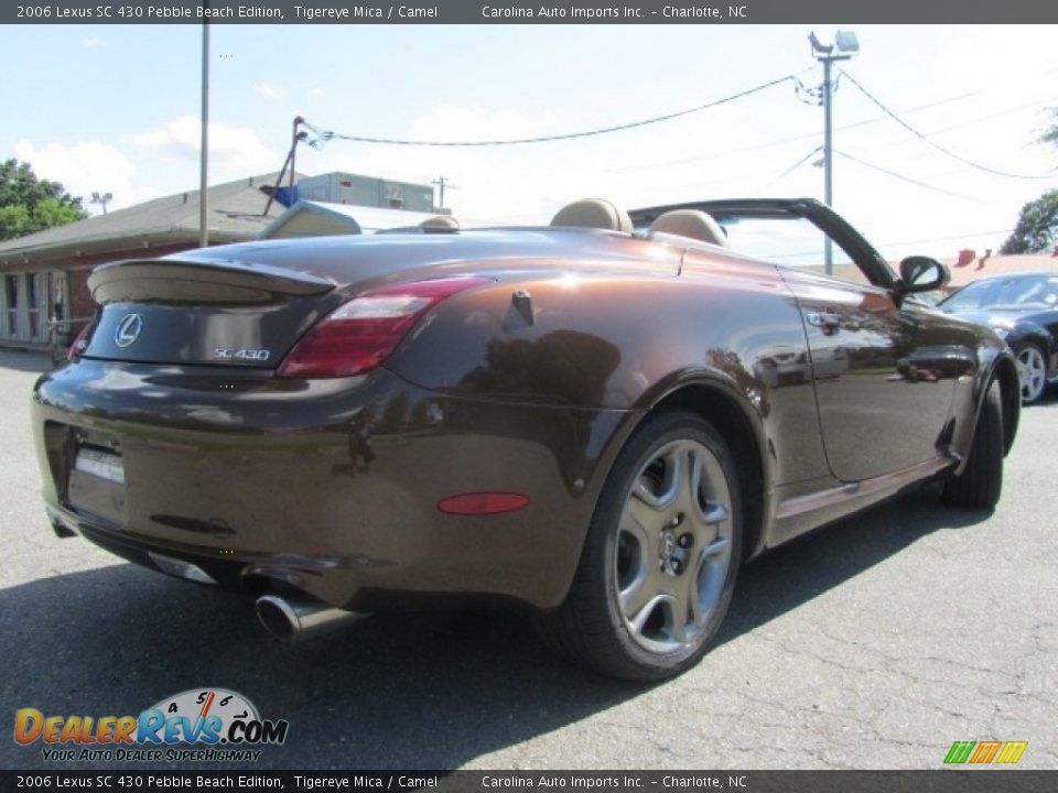 2006 Lexus SC 430 Pebble Beach Edition Tigereye Mica / Camel Photo #10